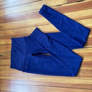 lululemon high waisted cobalt blue leggings